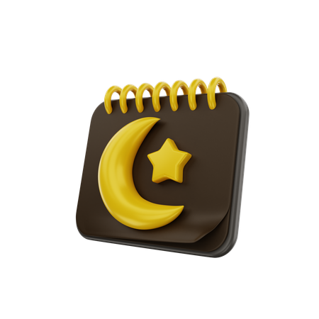 Calendário do Ramadã  3D Icon