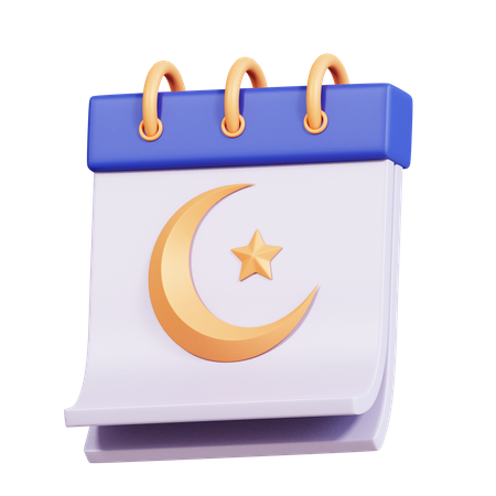 Calendário do Ramadã  3D Icon