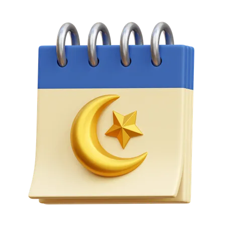 Calendário do Ramadã  3D Icon