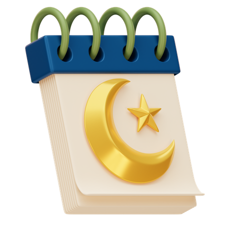 Calendário do Ramadã  3D Icon