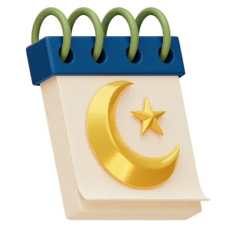 Calendário do Ramadã  3D Icon