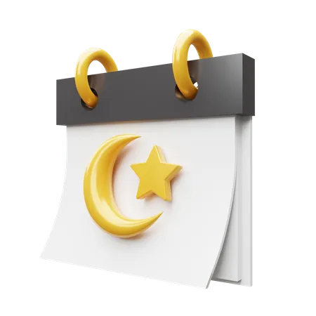 Calendário do Ramadã  3D Icon