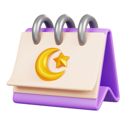 Calendário do Ramadã  3D Icon