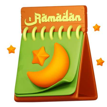 Calendario de Ramadán  3D Icon