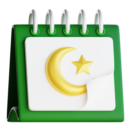 Calendario de Ramadán  3D Icon