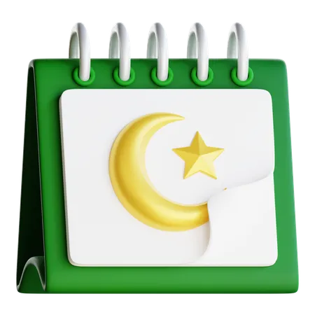 Calendario de Ramadán  3D Icon