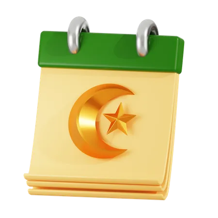 Calendário do Ramadã  3D Icon