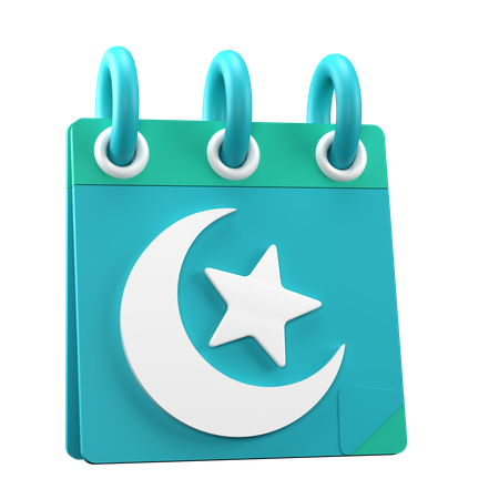 Calendário do Ramadã  3D Icon