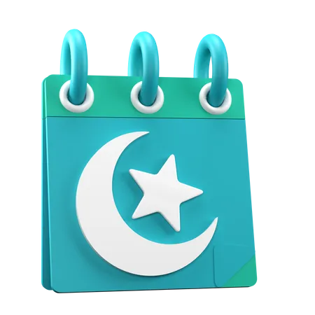 Calendário do Ramadã  3D Icon