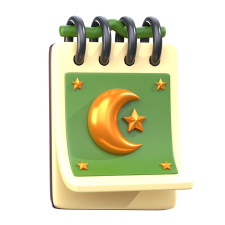 Calendario de Ramadán  3D Icon