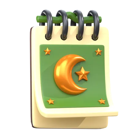 Calendario de Ramadán  3D Icon