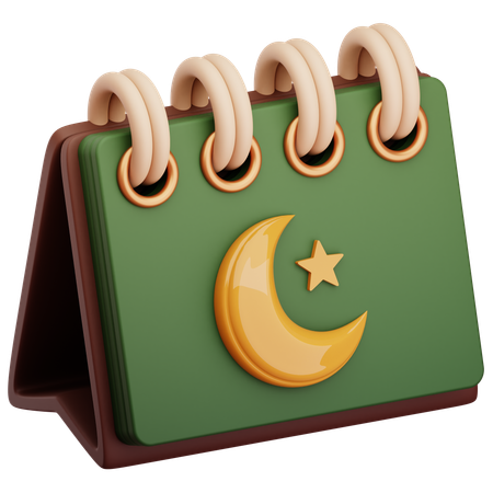 Calendario de Ramadán  3D Icon