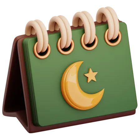 Calendario de Ramadán  3D Icon