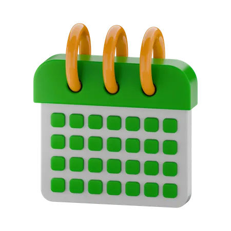 Calendario de Ramadán  3D Icon