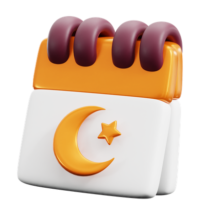 Calendario de ramadán  3D Icon