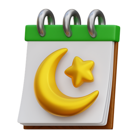 Calendário do Ramadã  3D Icon