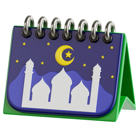 Calendário do Ramadã  3D Icon