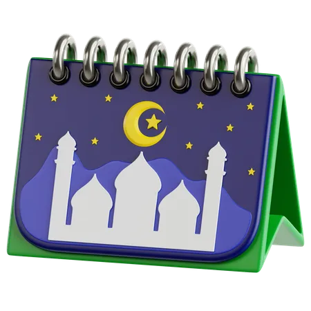 Calendário do Ramadã  3D Icon