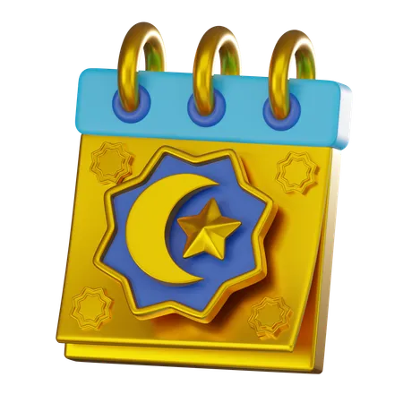 Calendario de Ramadán  3D Icon