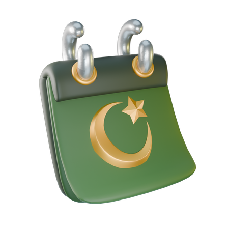 Calendario de Ramadán  3D Icon