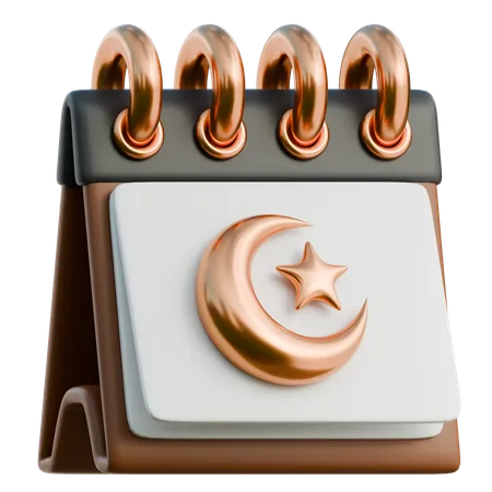 Calendario de Ramadán  3D Icon