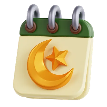 Calendario de Ramadán  3D Icon