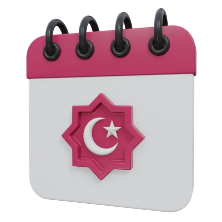 Calendario de Ramadán  3D Icon