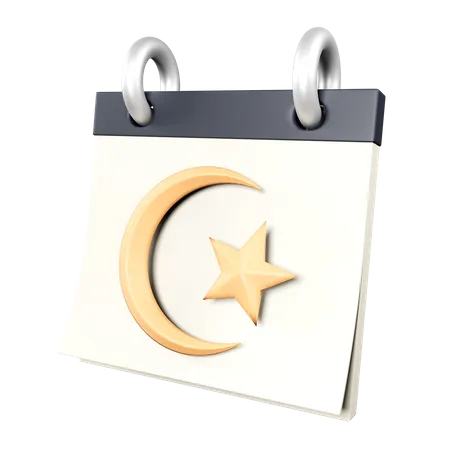 Calendario de Ramadán  3D Icon