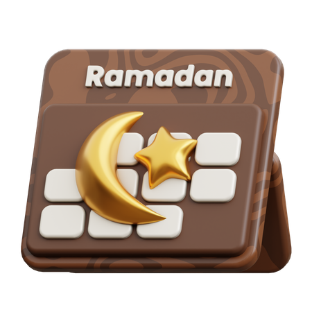 Calendario de Ramadán  3D Icon