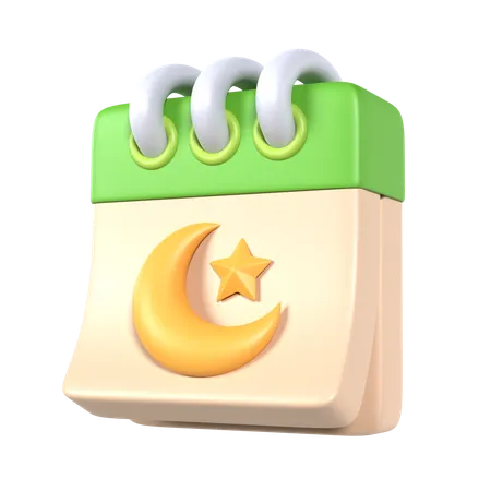 Calendario de Ramadán  3D Icon