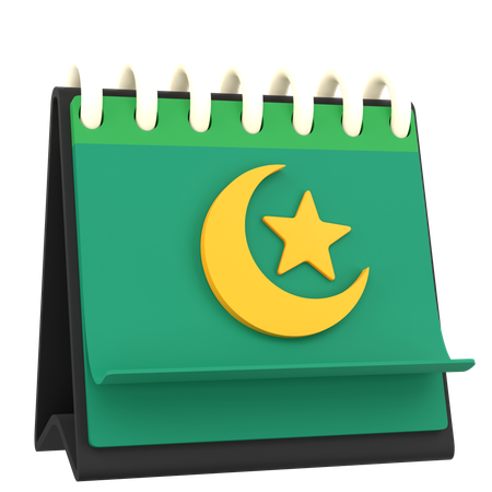 Calendario de Ramadán  3D Icon