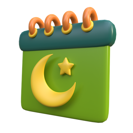 Calendario de Ramadán  3D Icon