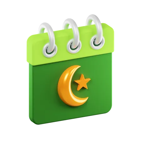 Calendario de Ramadán  3D Icon