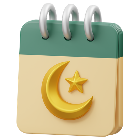 Calendário do Ramadã  3D Icon