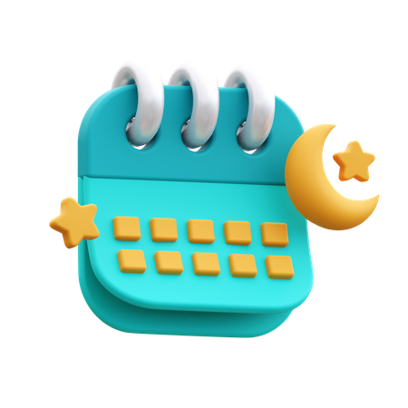 Calendario de Ramadán  3D Icon