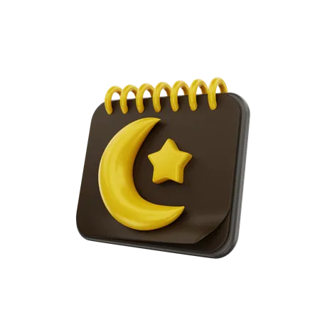 Calendario de Ramadán  3D Icon