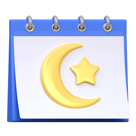 Calendario de Ramadán  3D Icon