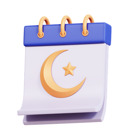 Calendario de Ramadán  3D Icon