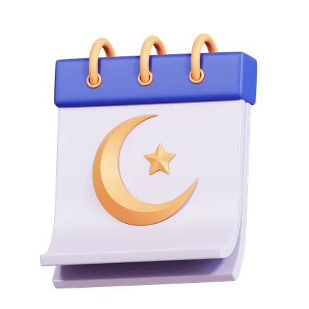 Calendario de Ramadán  3D Icon