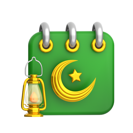 Calendário do Ramadã  3D Icon