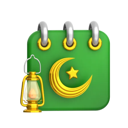 Calendário do Ramadã  3D Icon