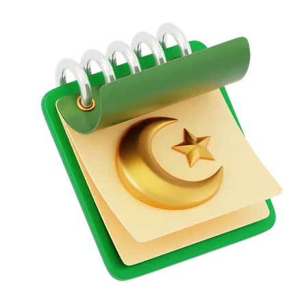 Calendário do Ramadã  3D Icon