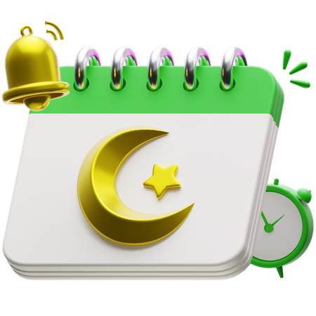 Calendário do Ramadã  3D Icon