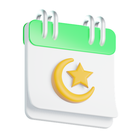 Calendário do Ramadã  3D Icon