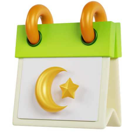 Calendário do Ramadã  3D Icon