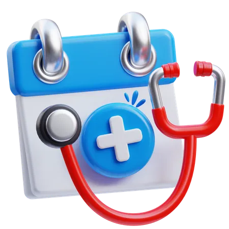 Saúde_calendário  3D Icon