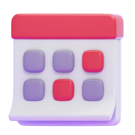 CALENDER  3D Icon