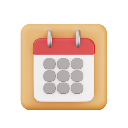 Calender  3D Icon