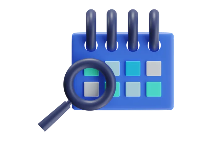 Calender Analytic  3D Icon