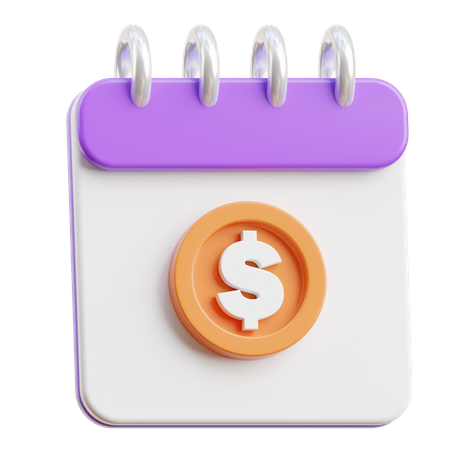 Calender Finance  3D Icon